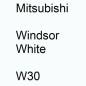 Preview: Mitsubishi, Windsor White, W30.